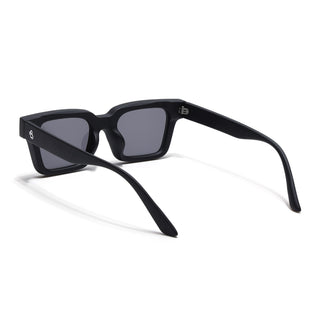 Eyejack Black Square Sunglasses for Men & Women (4834CL1193)