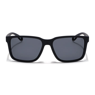 Eyejack Black Wayfarer Polarized Sunglasses for Men & Women (5066PCL1239)