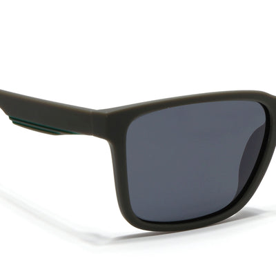 Eyejack Green Wayfarer Polarized Sunglasses for Men & Women (5066PCL1242)