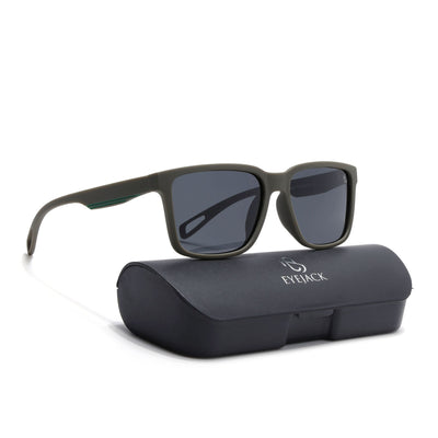 Eyejack Green Wayfarer Polarized Sunglasses for Men & Women (5066PCL1242)