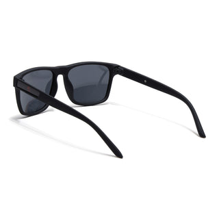 Eyejack Black Wayfarer Polarized Sunglasses for Men & Women (5078PCL1281)