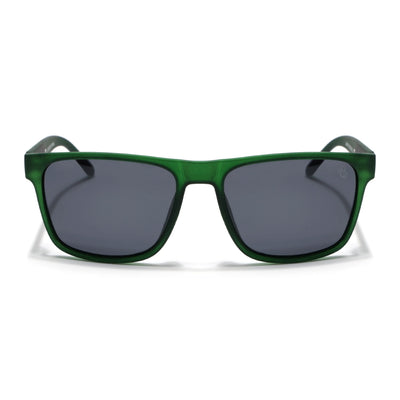 Eyejack Dark Green Wayfarer Polarized Sunglasses for Men & Women (5078PCL1284)