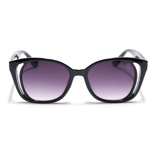 Eyejack Shine Black Round Sunglasses for Women (5082CL1218)