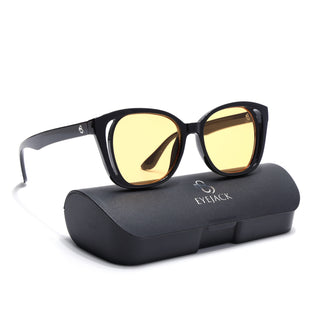 Eyejack Shine Black Round Sunglasses for Women (5082CL1219)