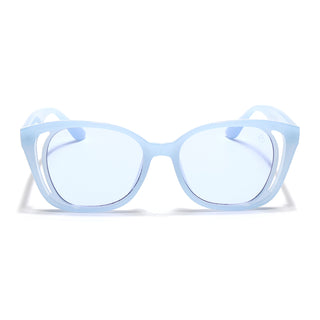 Eyejack Blue Round Sunglasses for Women (5082CL1221)