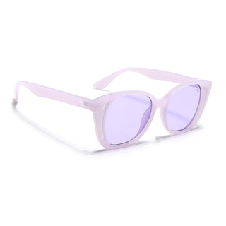 Eyejack Purple Round Sunglasses for Women (5082CL1223)