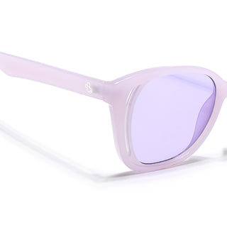 Eyejack Purple Round Sunglasses for Women (5082CL1223)