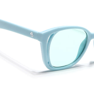 Eyejack Sea Blue Round Sunglasses for Women (5082CL1224)