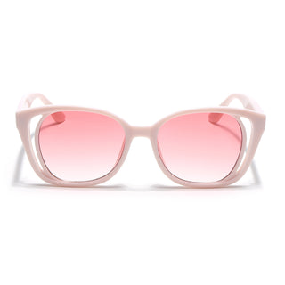 Eyejack Light Pink Round Sunglasses for Women (5082CL1226)