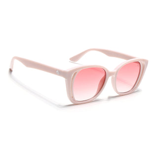 Eyejack Light Pink Round Sunglasses for Women (5082CL1226)