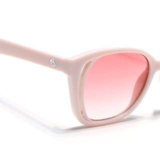 Eyejack Light Pink Round Sunglasses for Women (5082CL1226)