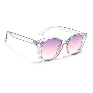 Eyejack Transparent Round Sunglasses for Women (5082CL1227)