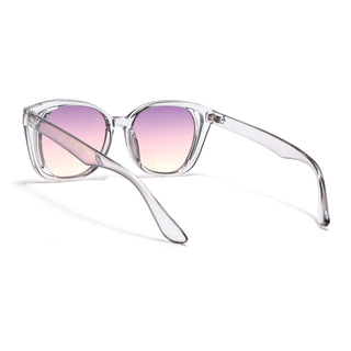 Eyejack Transparent Round Sunglasses for Women (5082CL1227)