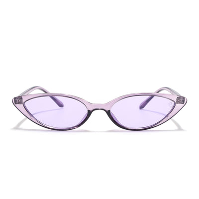 Eyejack Purple Cateye Sunglasses for Women (5083CL1236)
