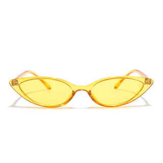 Eyejack Yellow Cateye Sunglasses for Women (5083CL1237)