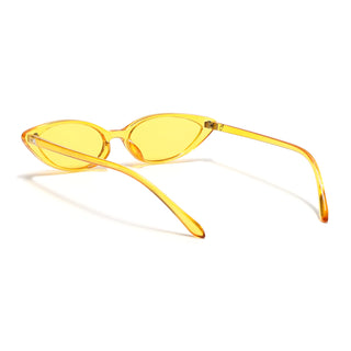 Eyejack Yellow Cateye Sunglasses for Women (5083CL1237)