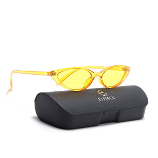 Eyejack Yellow Cateye Sunglasses for Women (5083CL1237)