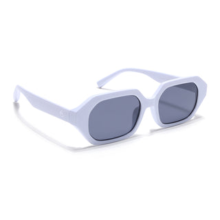 Eyejack White Square Sunglasses for Men & Women (5088CL1255)