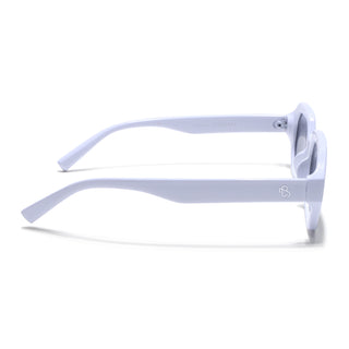 Eyejack White Square Sunglasses for Men & Women (5088CL1255)