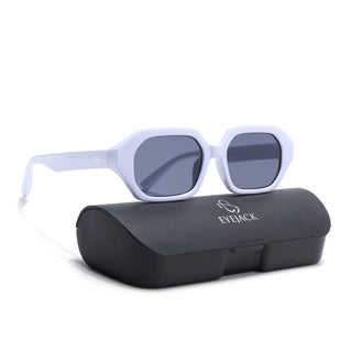 Eyejack White Square Sunglasses for Men & Women (5088CL1255)