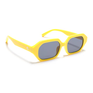 Eyejack Yellow Square Sunglasses for Men & Women (5088CL1257)