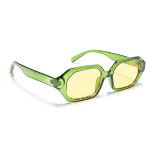 Eyejack Green Square Sunglasses for Men & Women (5088CL1258)