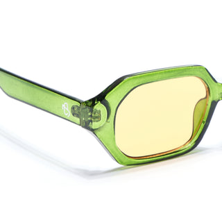 Eyejack Green Square Sunglasses for Men & Women (5088CL1258)