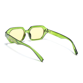 Eyejack Green Square Sunglasses for Men & Women (5088CL1258)