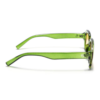 Eyejack Green Square Sunglasses for Men & Women (5088CL1258)