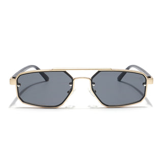 Eyejack Golden Rectangle Sunglasses for Men & Women (5229CL857)