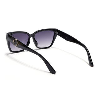 Eyejack Shine Black Cateye Sunglasses for Women (5447CL1196)