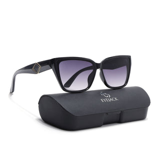 Eyejack Shine Black Cateye Sunglasses for Women (5447CL1196)