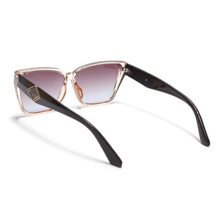 Eyejack Brown Cateye Sunglasses for Women (5447CL1201)