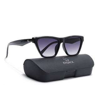 Eyejack Shine Black Cateye Sunglasses for Women (5501CL1286)