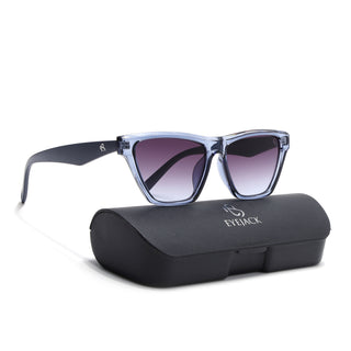 Eyejack Blue Cateye Sunglasses for Women (5501CL1288)