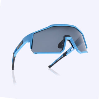 Eyejack Blue Wrap Around Sunglasses for Men & Women (5542CL1294)