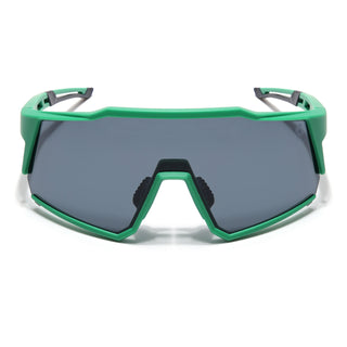 Eyejack Green Wrap Around Sunglasses for Men & Women (5542CL1296)