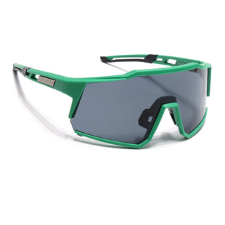 Eyejack Green Wrap Around Sunglasses for Men & Women (5542CL1296)