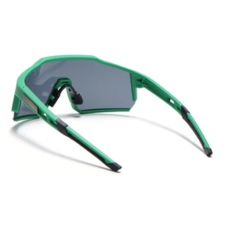 Eyejack Green Wrap Around Sunglasses for Men & Women (5542CL1296)