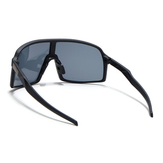 Eyejack Black Wrap Around Sunglasses for Men & Women (5606CL1297)