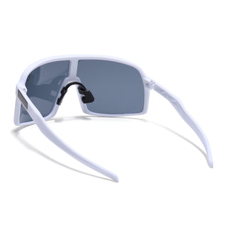 Eyejack White Wrap Around Sunglasses for Men & Women (5606CL1298)