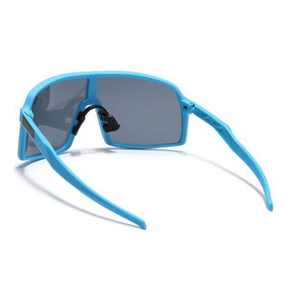 Eyejack Blue Wrap Around Sunglasses for Men & Women (5606CL1299)