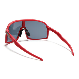 Eyejack Red Wrap Around Sunglasses for Men & Women (5606CL1300)