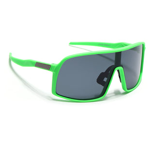 Eyejack Green Wrap Around Sunglasses for Men & Women (5606CL1301)