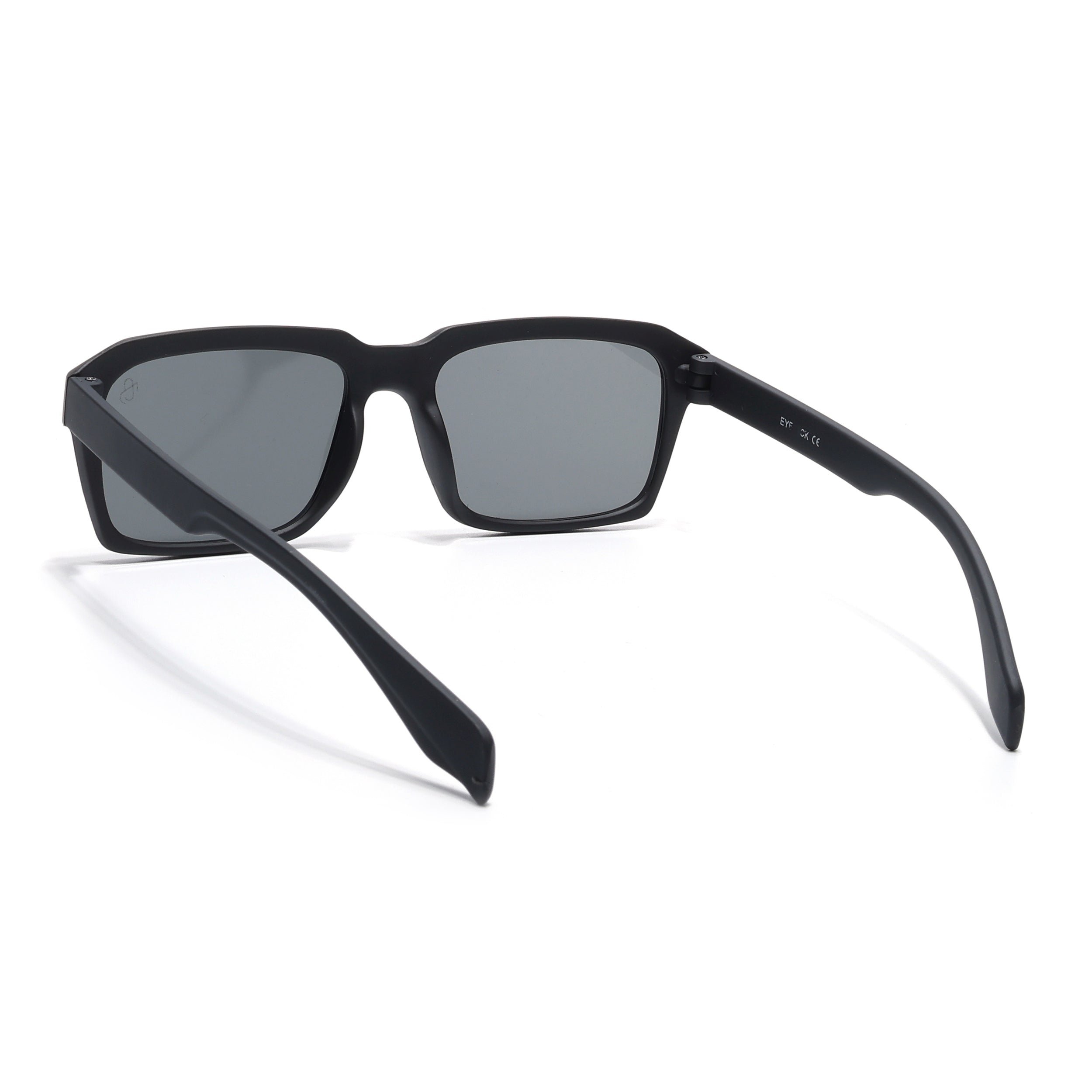 Eyejack Black Wayfarer Sunglasses for Men Women (5618CL1041)