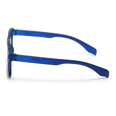 Eyejack Blue Wayfarer Sunglasses for Men & Women (5618CL1042)