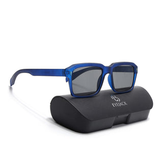 Eyejack Blue Wayfarer Sunglasses for Men & Women (5618CL1042)