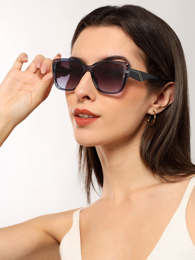 Eyejack Blue Cateye Sunglasses for Women (5661CL1263)