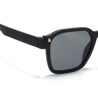 Eyejack Black Square Sunglasses for Men & Women (5668CL1044)