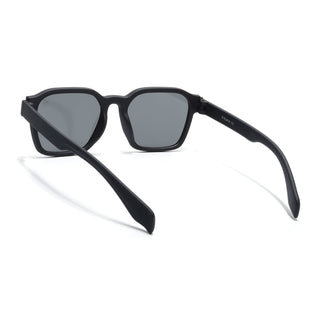 Eyejack Black Square Sunglasses for Men & Women (5668CL1044)